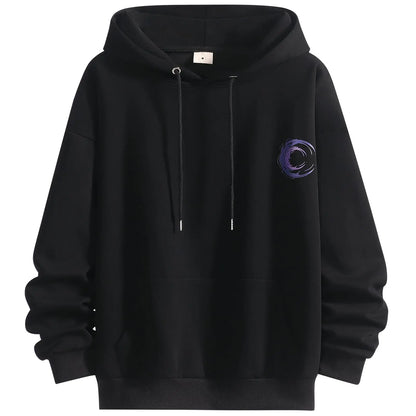 Pullover Men's Hoodie With Backprint Hoodie Hip Hop Hooded Sweat Jacket Vintage Cool Long Sleeve Oversized Sweater Streetwear