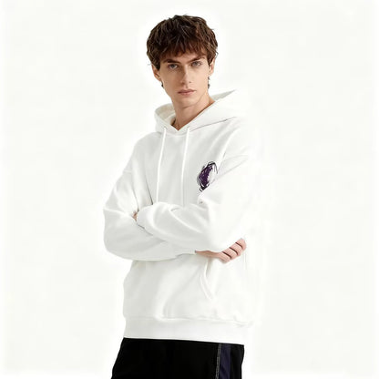 Pullover Men's Hoodie With Backprint Hoodie Hip Hop Hooded Sweat Jacket Vintage Cool Long Sleeve Oversized Sweater Streetwear