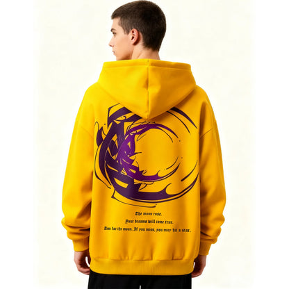 Pullover Men's Hoodie With Backprint Hoodie Hip Hop Hooded Sweat Jacket Vintage Cool Long Sleeve Oversized Sweater Streetwear