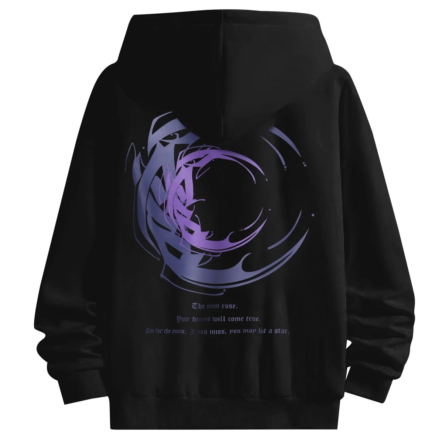 Pullover Men's Hoodie With Backprint Hoodie Hip Hop Hooded Sweat Jacket Vintage Cool Long Sleeve Oversized Sweater Streetwear